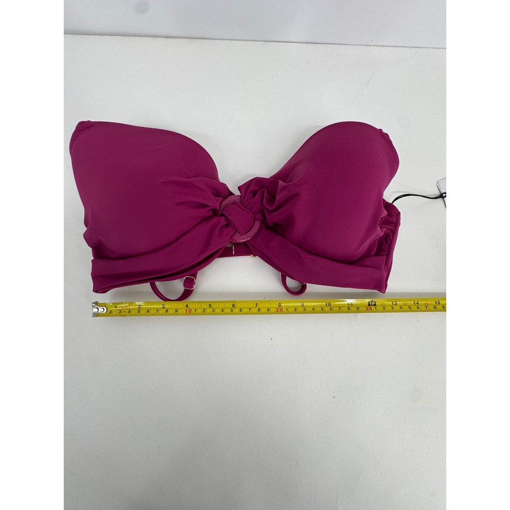 Shade & Shore Berry Pink Light Lift Underwire Bikini Top 36D New With Tags